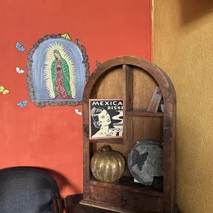 a corner of a mexican restaurant
