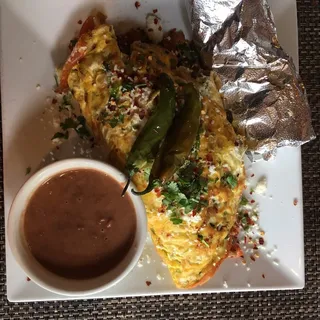 Pasilla Omelette Plate