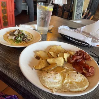 Tacos De Asada Plate