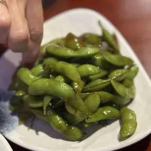 Spicy edamame