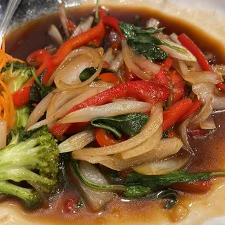Crispy Duck Ga Prao