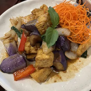 Thai Style Spicy Eggplant