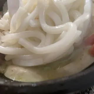 Udon Green curry with chicken