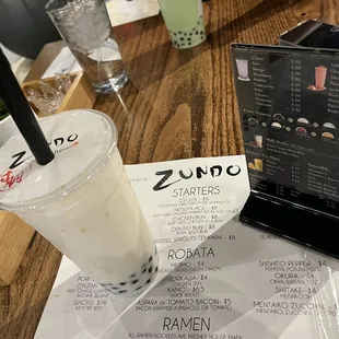 Coconut bubble tea