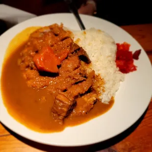 a plate of food