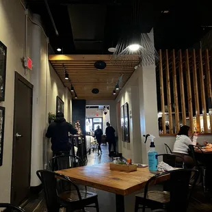 Entrance and partial dining area.