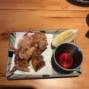 Deep fried Soft Shell Crab