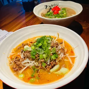 Tantanmen and Tonkotsu