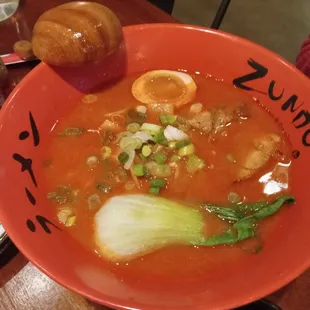 Spicy Miso Ramen added bok choy