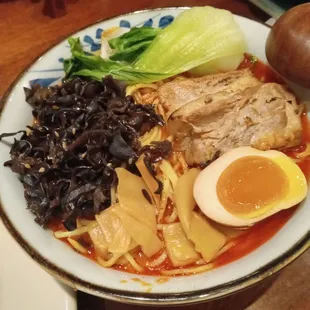 Tsukemen added bok choy