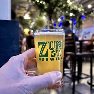 One of the brews from the flight.