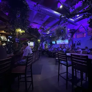 Inside drinking area