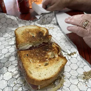 My husbands sandwich.