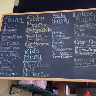Menu board 1