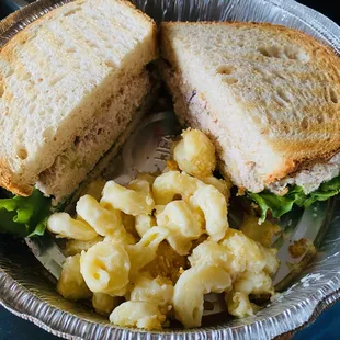 Chicken Salad and Mac &amp; Cheese