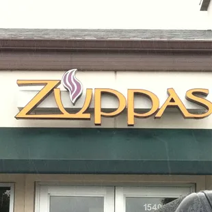 the front of the restaurant