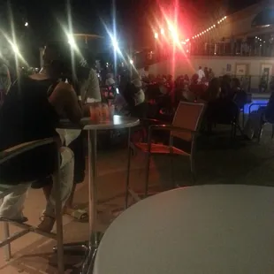 Party on patio