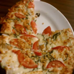 Small Chicken, Tomatoes, with spinach. Sooo Good. $9.99