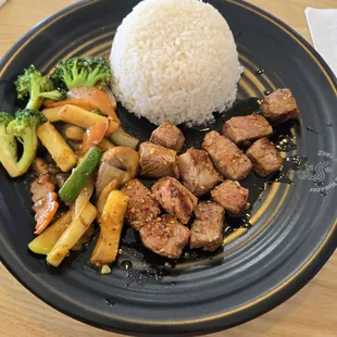 Lunch steak hibachi