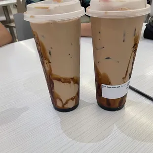 Brown sugar milk tea