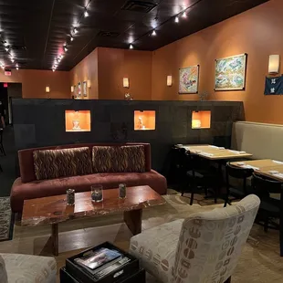 the interior of a restaurant