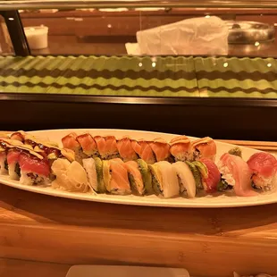 sushi, sushi and sashimi, sashimi, food