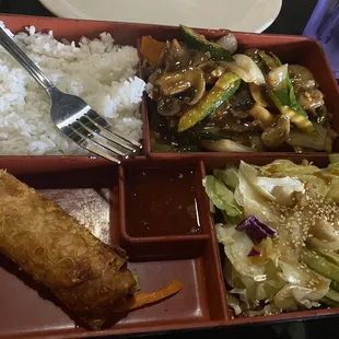 Beef bulgogi bento box