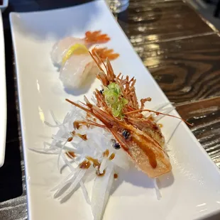 a plate of food on a table