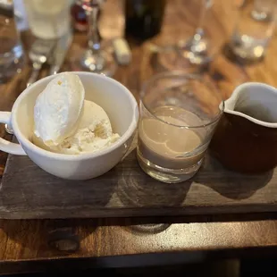 Affagato with Baileys