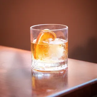 Iwai whiskey,  Chocolate Bitters, Honey,Orange