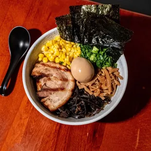 Pork Broth and Think Noodles