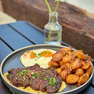 RIBEYE STEAK &amp; EGGS