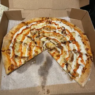 Great Buffalo Chicken Pizza