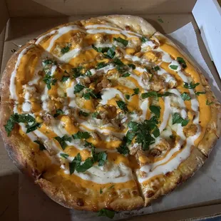 Boom Boom Chicken Pizza