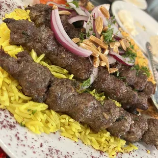 Skewer of Kifta Kabob