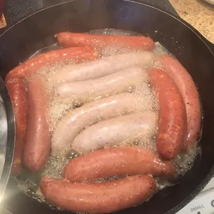 Zweber Farms pork brats