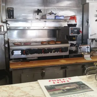 a kitchen with stainless steel appliances