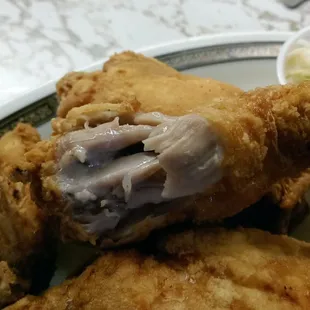 Look how juicy and moist the chicken is.