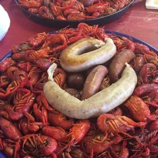 Awesome crawfish and boudin from zydeclaws .... so good I&apos;m coming back for more