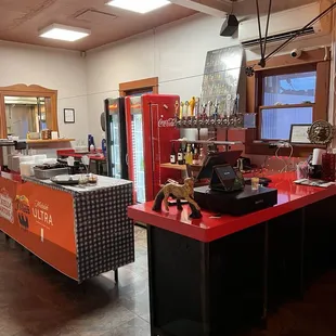sushi and sashimi, interior