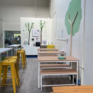 Plenty of tables even for the little ones