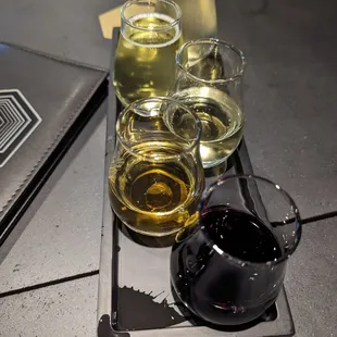 Unique mead flight! Love the flavors ranging from dry to sweet