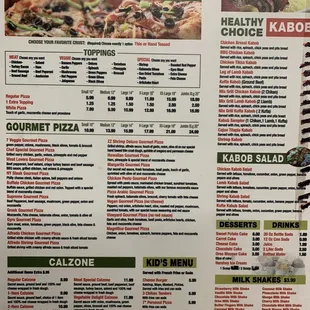 Zz menu