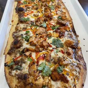 Thai spice pizza
