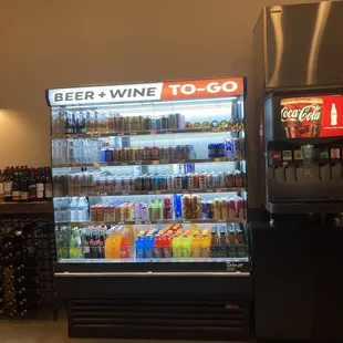 a beer and wine cooler