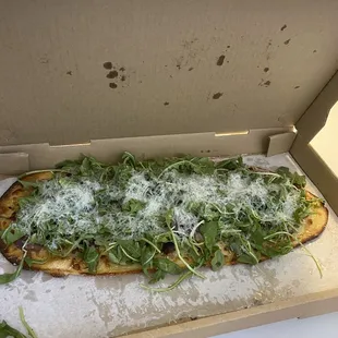 a pizza in a box