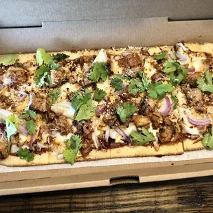 So far after 2 visits and 3 different pizzas, the Postrio (Chicken BBQ) remains the best I've had