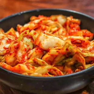a closeup of a bowl of food