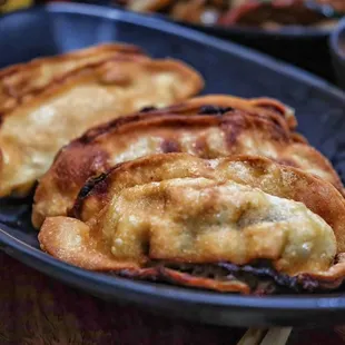 a plate of food on a table