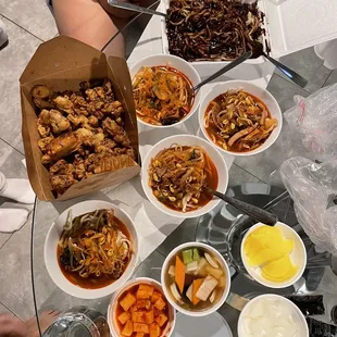 Combo B with size upgrade to the sweet sour pork (delicious!)